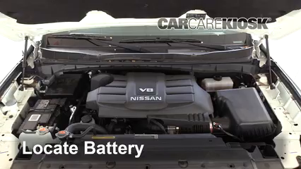 2018 Nissan Titan SV 5.6L V8 Extended Cab Pickup Battery Replace